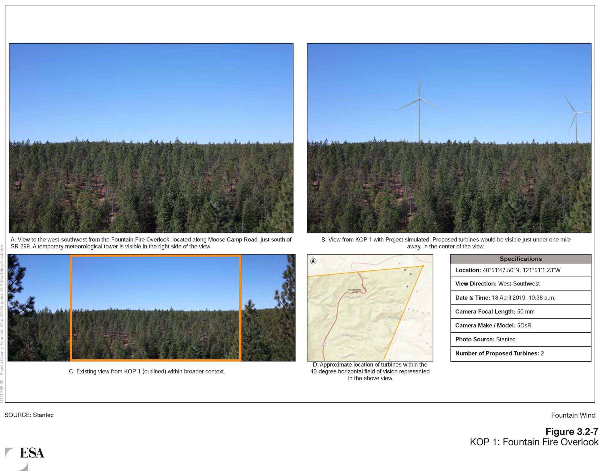 Fountain Fire Overlook (Moose Camp Road, South of SR299) - OVERVIEW